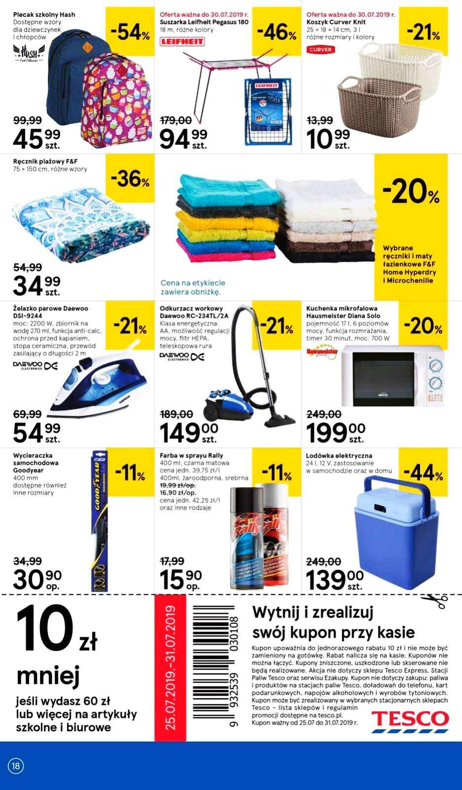 Gazetka promocyjna Tesco str. 18