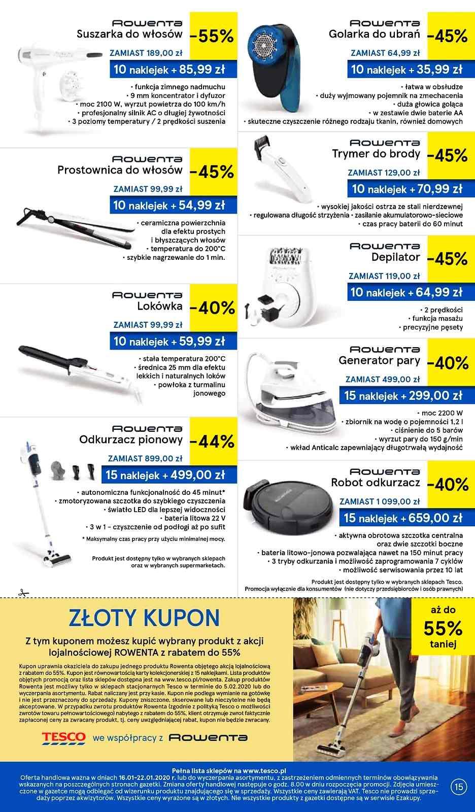 Gazetka promocyjna Tesco str. 15