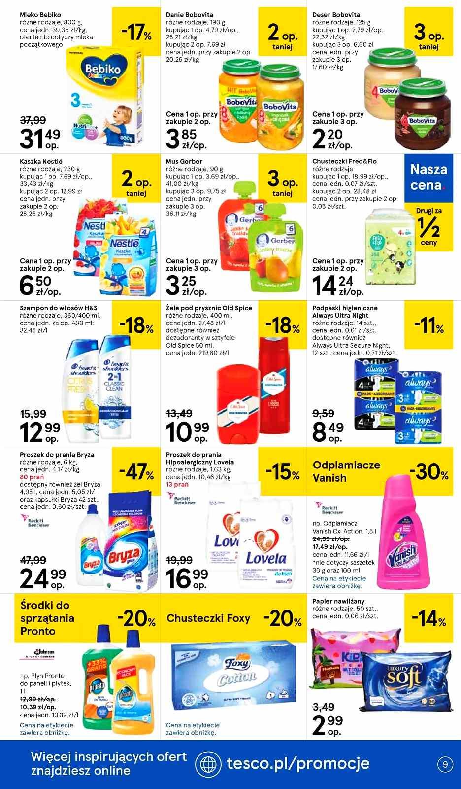 Gazetka promocyjna Tesco str. 9