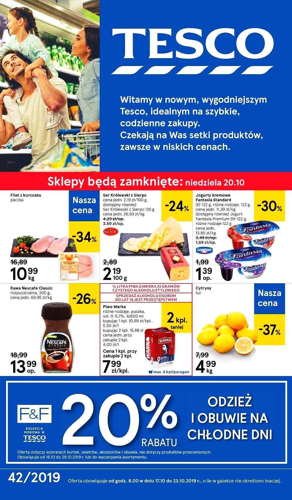 Gazetka promocyjna Tesco str. 1