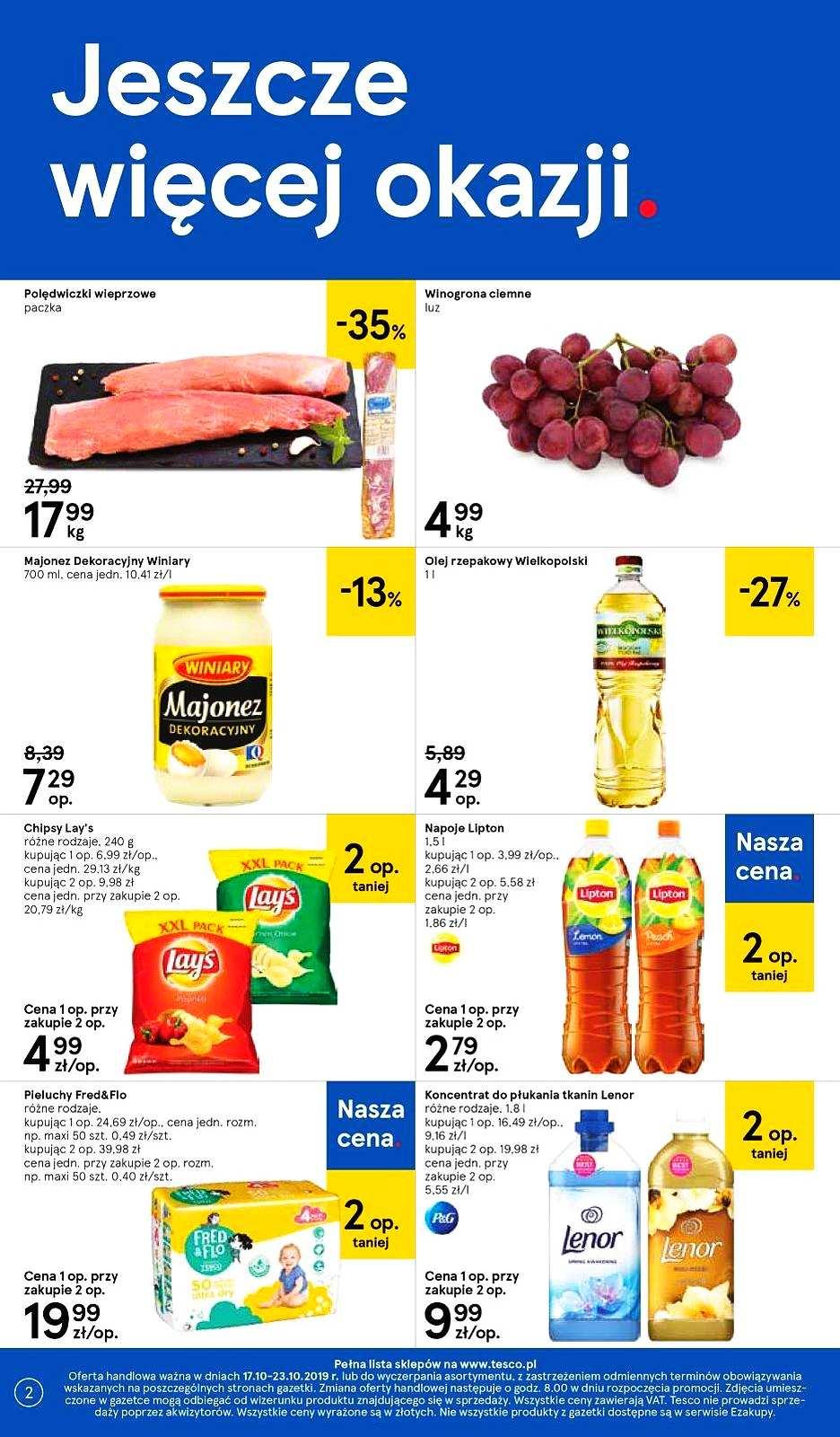 Gazetka promocyjna Tesco str. 2