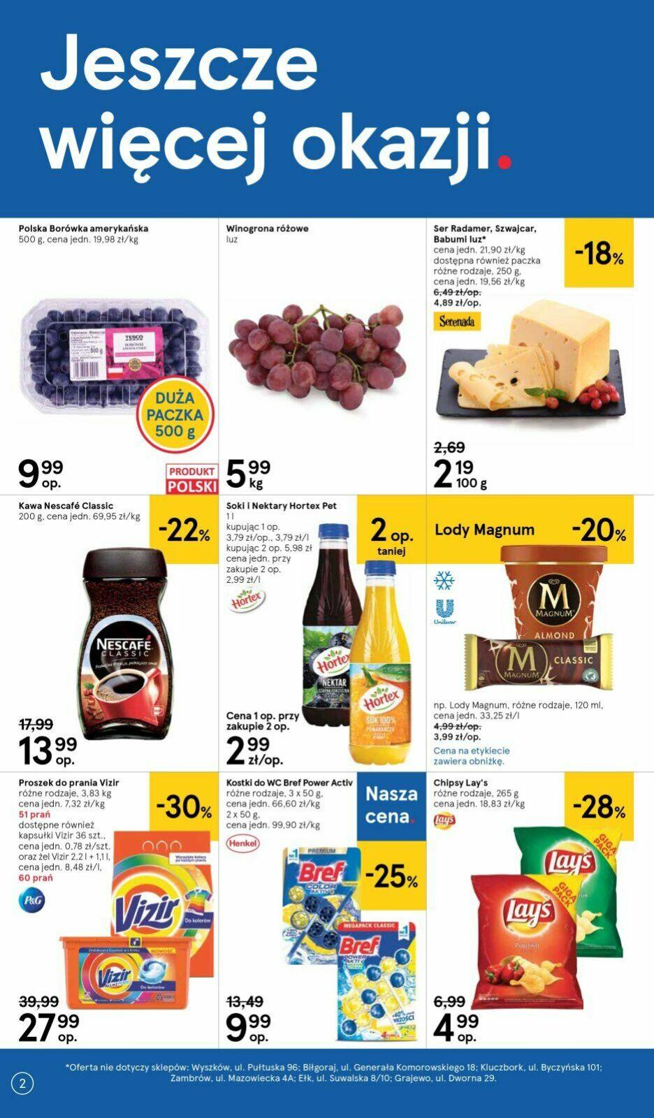 Gazetka promocyjna Tesco str. 2