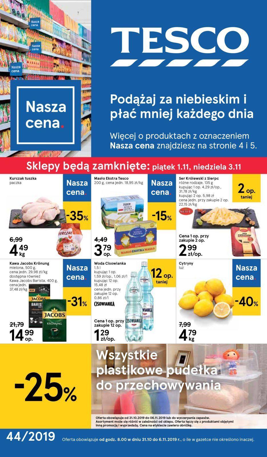 Gazetka promocyjna Tesco str. 1