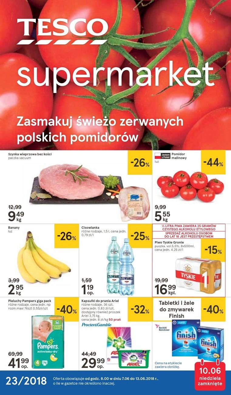 Gazetka promocyjna Tesco str. 1