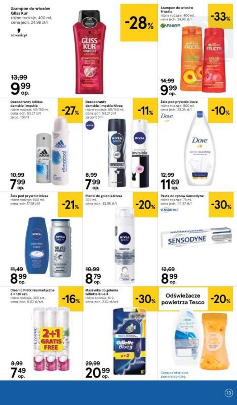 Gazetka promocyjna Tesco str. 13