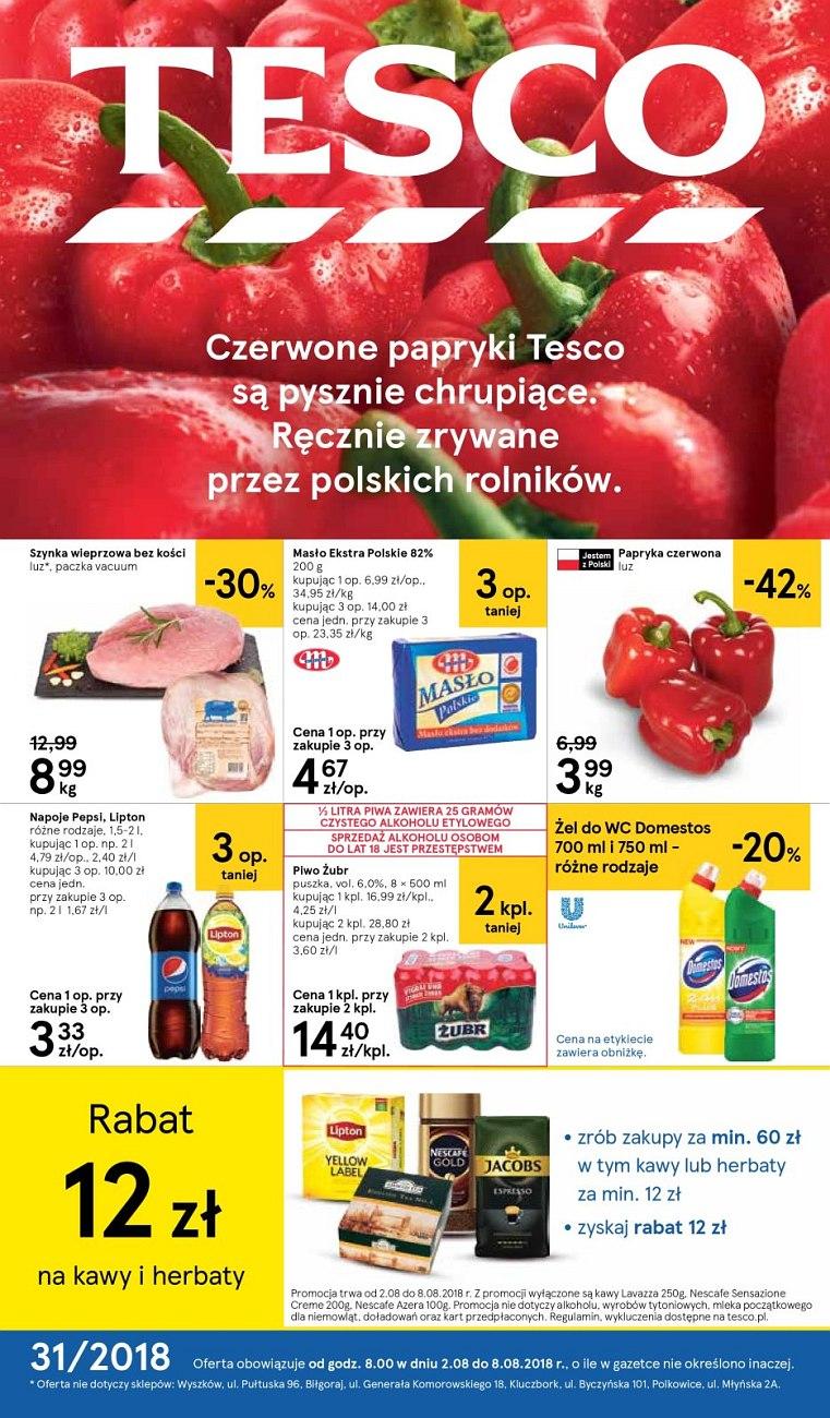 Gazetka promocyjna Tesco str. 1