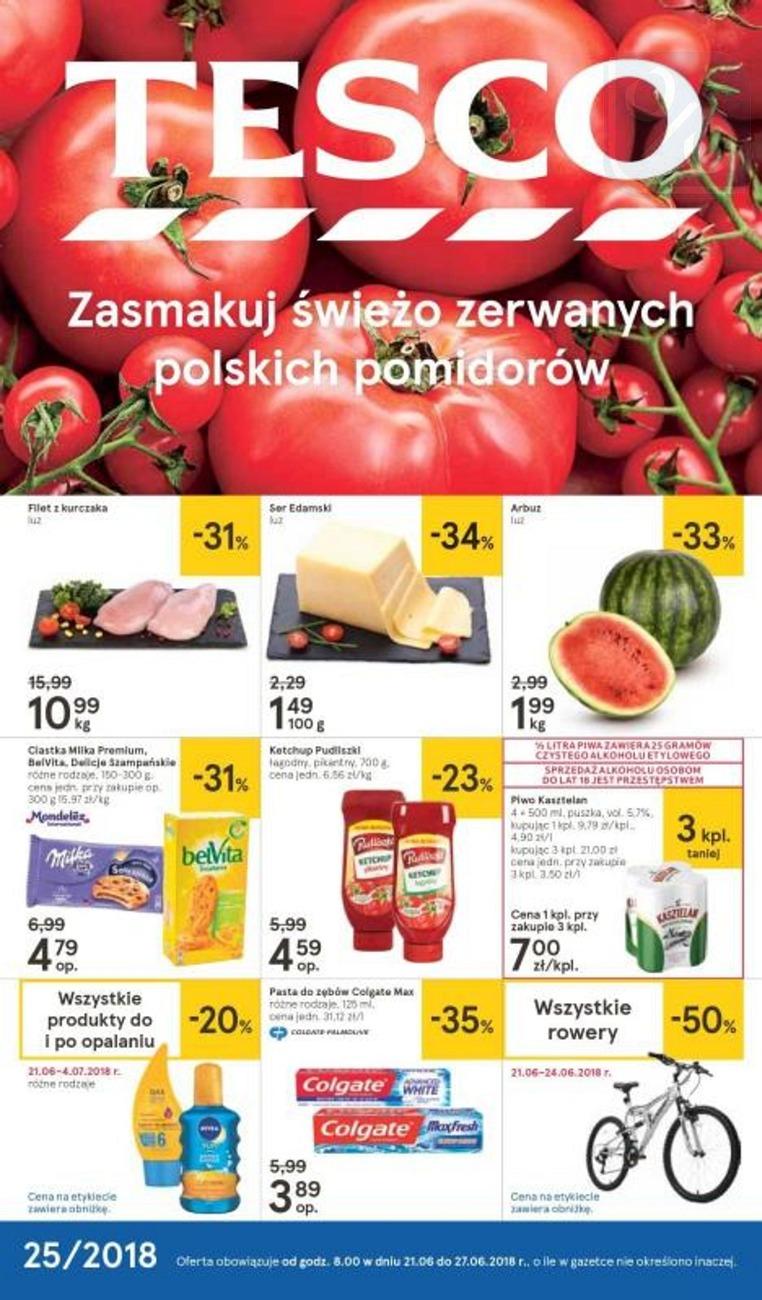 Gazetka promocyjna Tesco str. 1