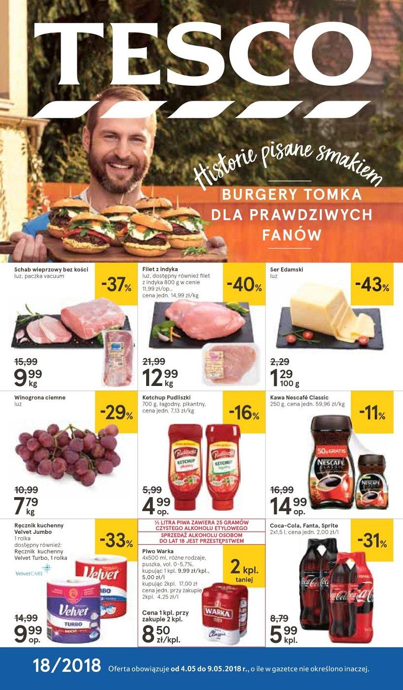 Gazetka promocyjna Tesco str. 1