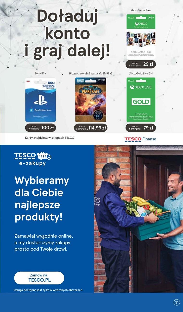 Gazetka promocyjna Tesco str. 31