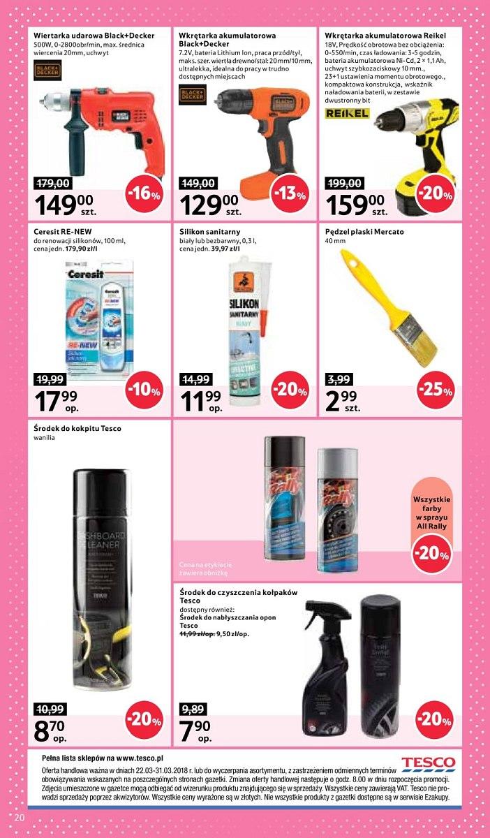 Gazetka promocyjna Tesco str. 20