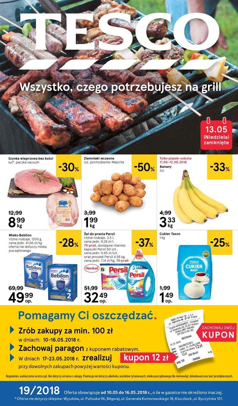Gazetka promocyjna Tesco str. 1