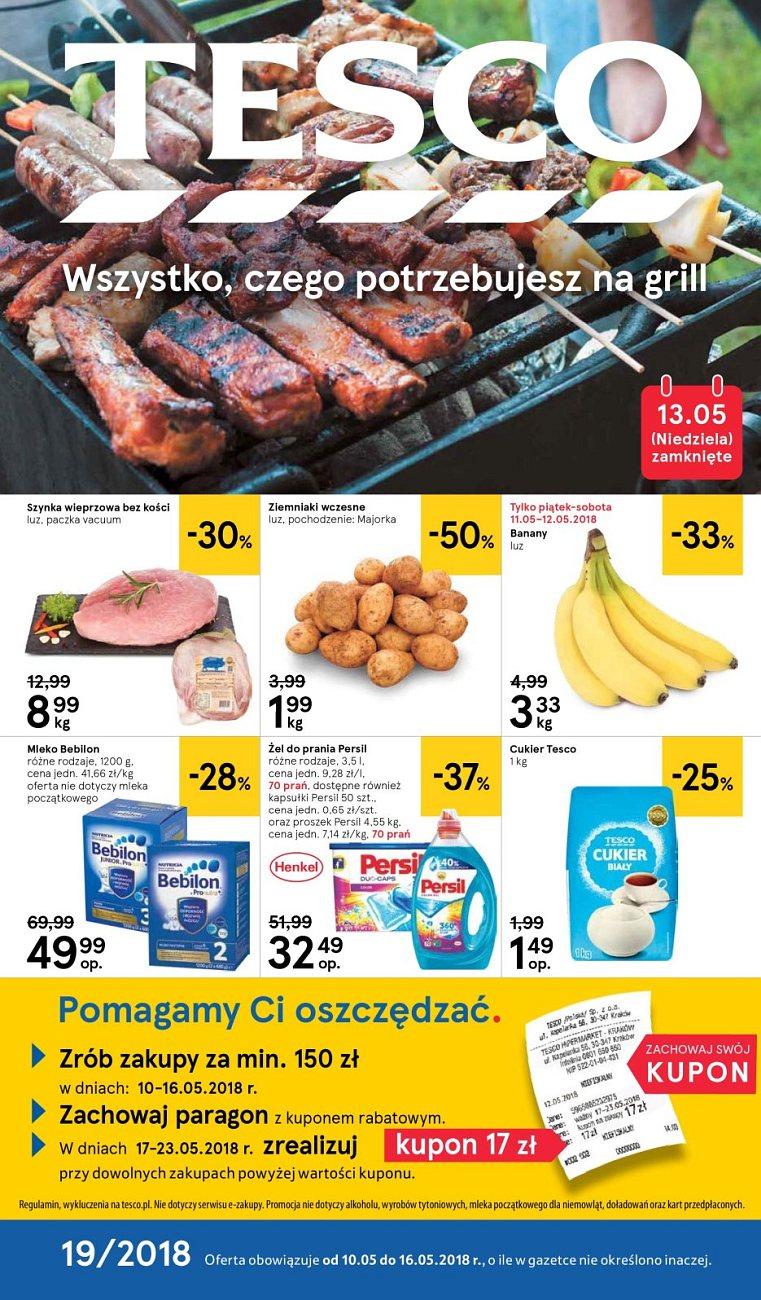 Gazetka promocyjna Tesco str. 1