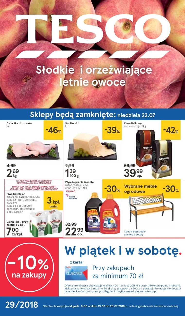 Gazetka promocyjna Tesco str. 1