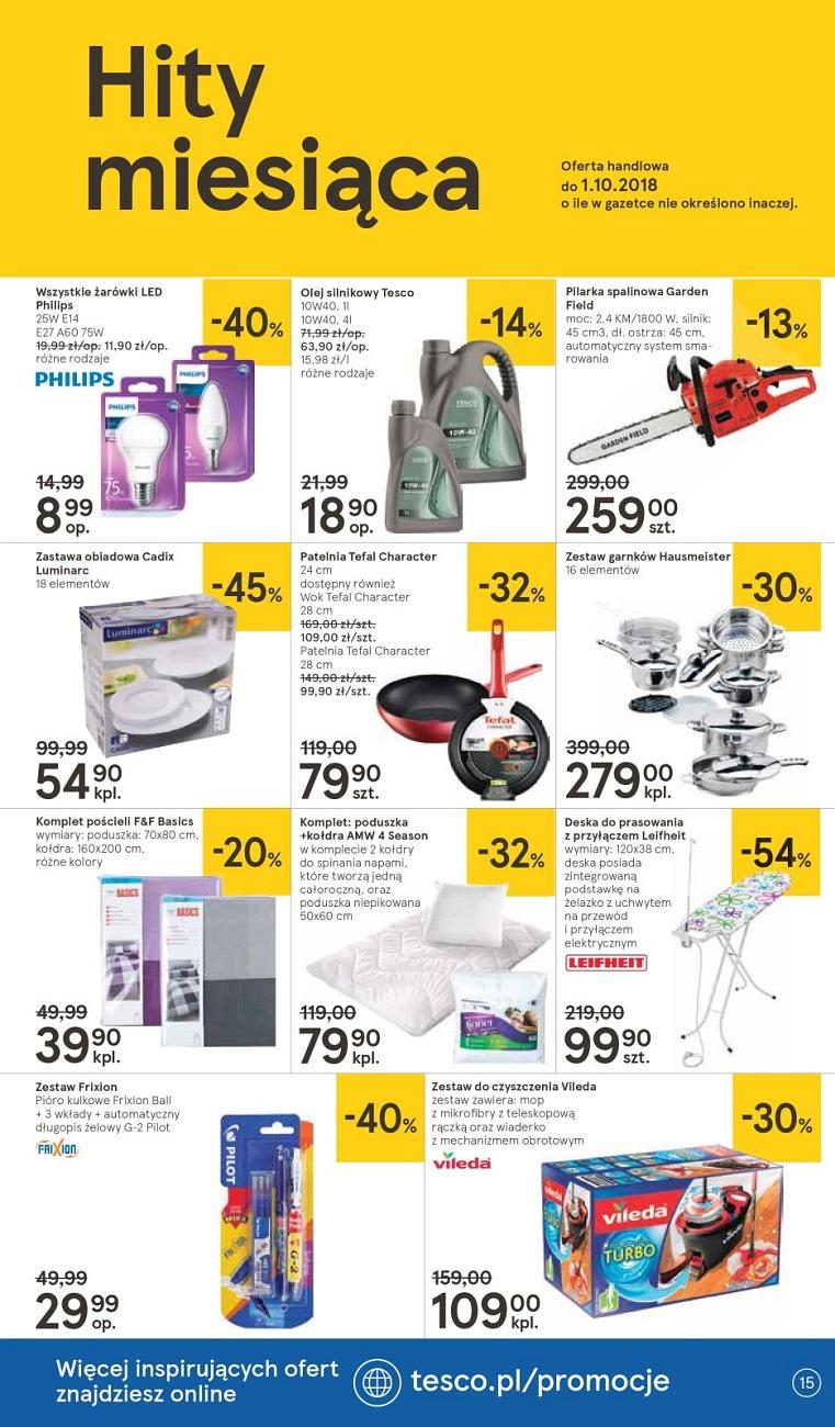 Gazetka promocyjna Tesco str. 15