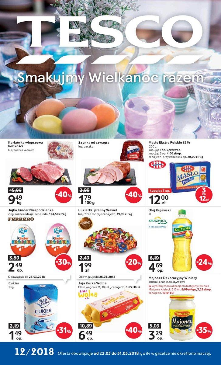 Gazetka promocyjna Tesco str. 1