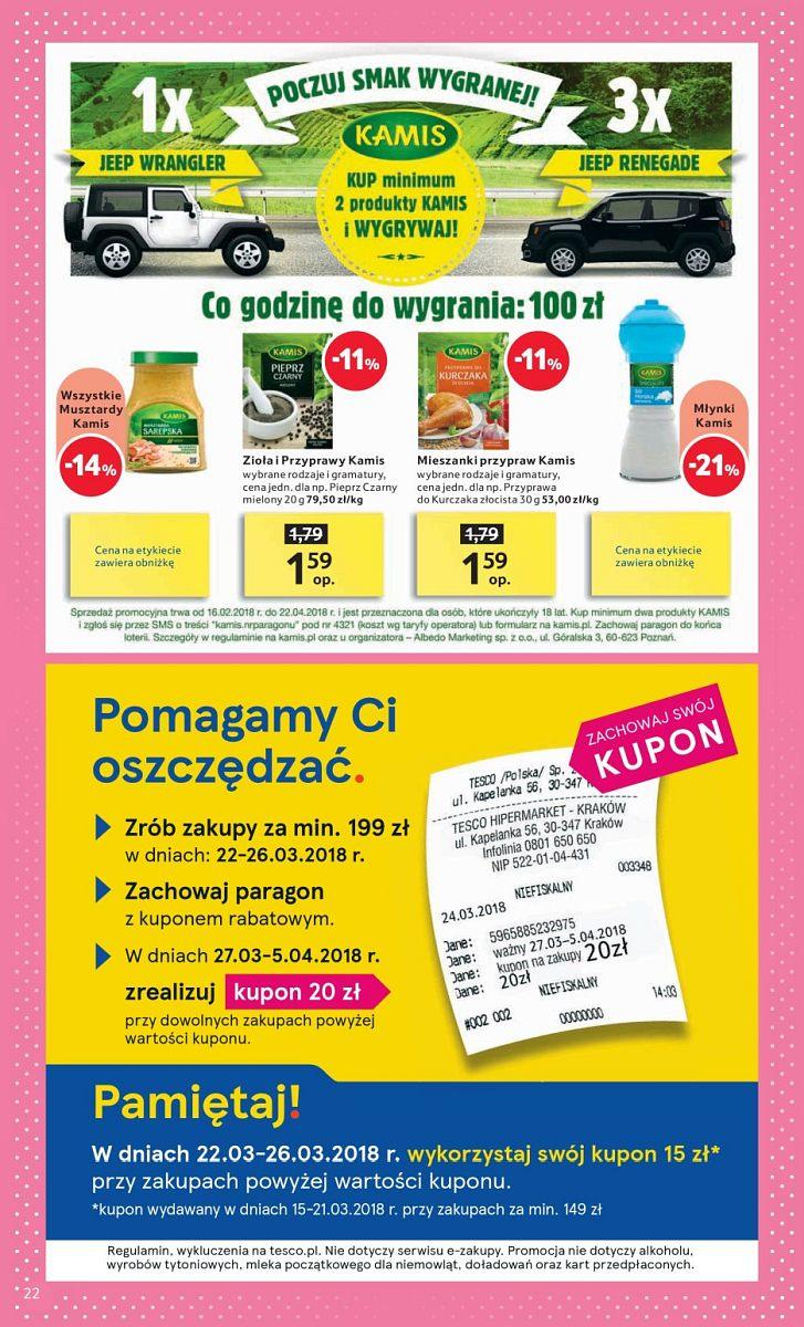 Gazetka promocyjna Tesco str. 22