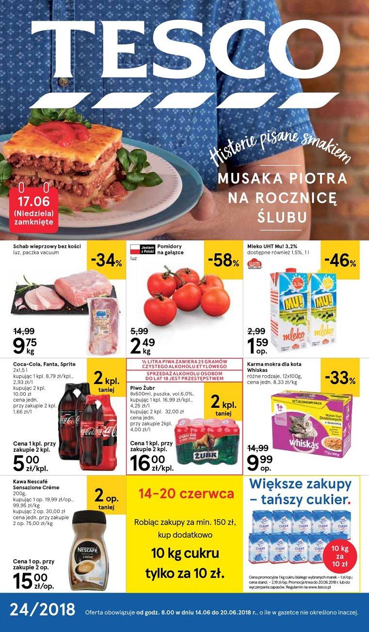 Gazetka promocyjna Tesco str. 1