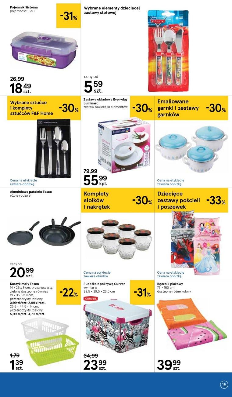 Gazetka promocyjna Tesco str. 15