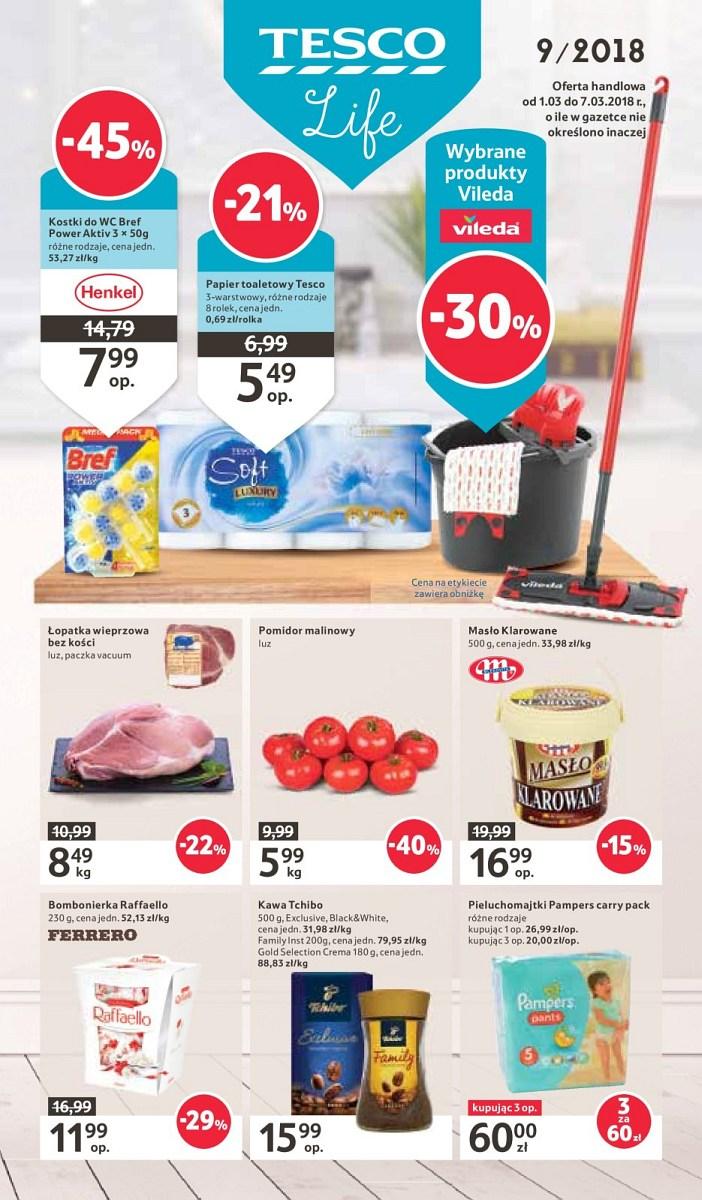 Gazetka promocyjna Tesco str. 1