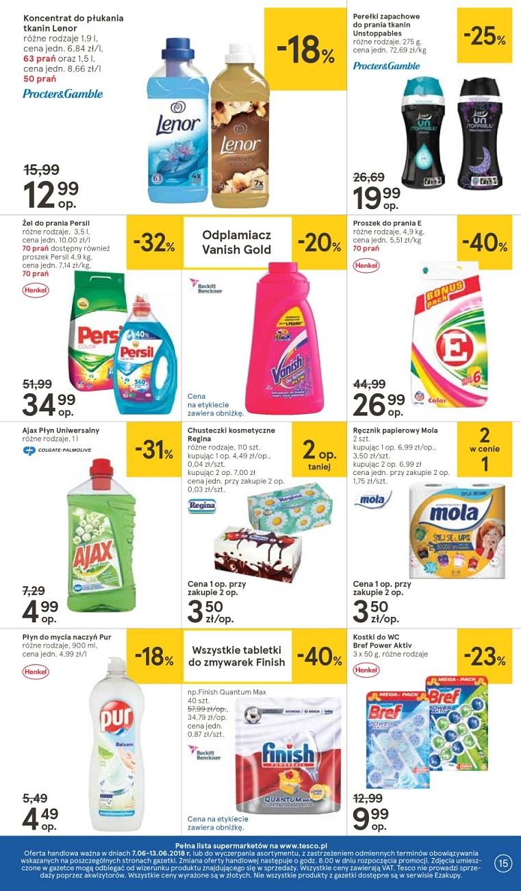 Gazetka promocyjna Tesco str. 15