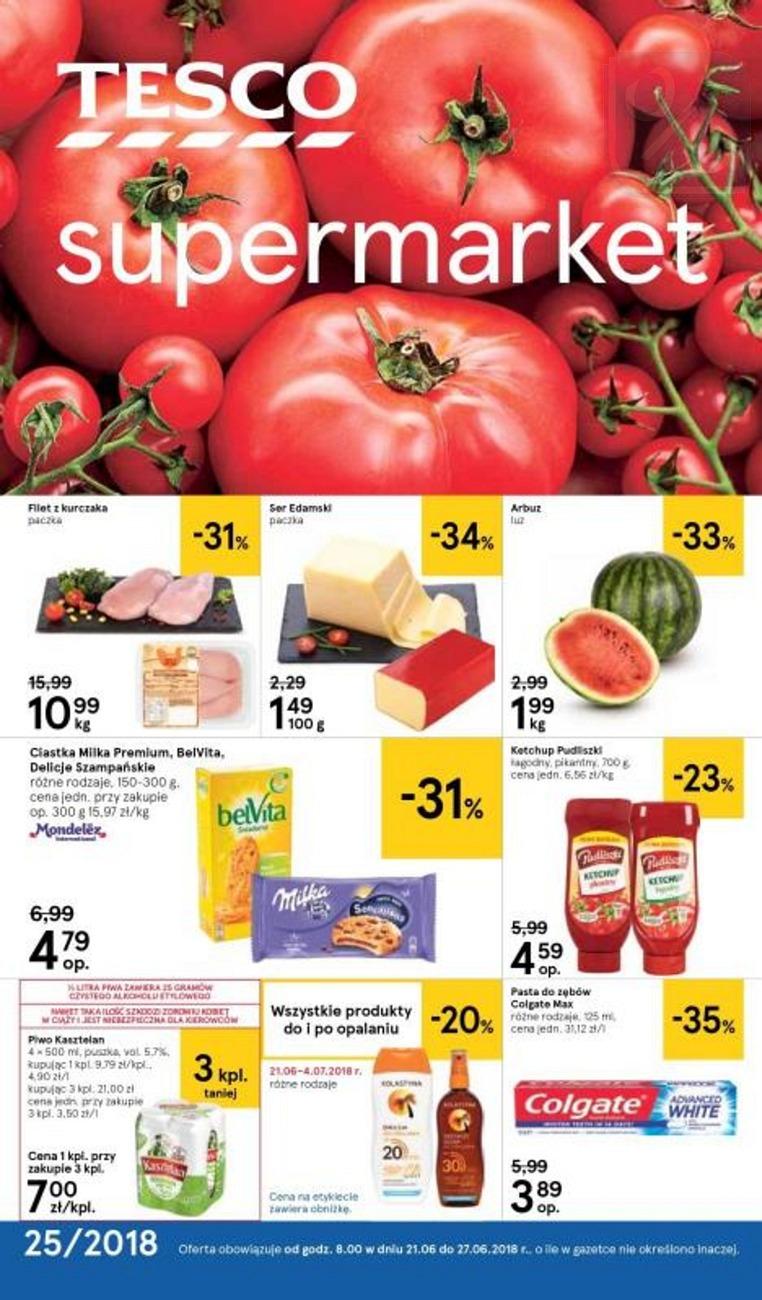Gazetka promocyjna Tesco str. 1
