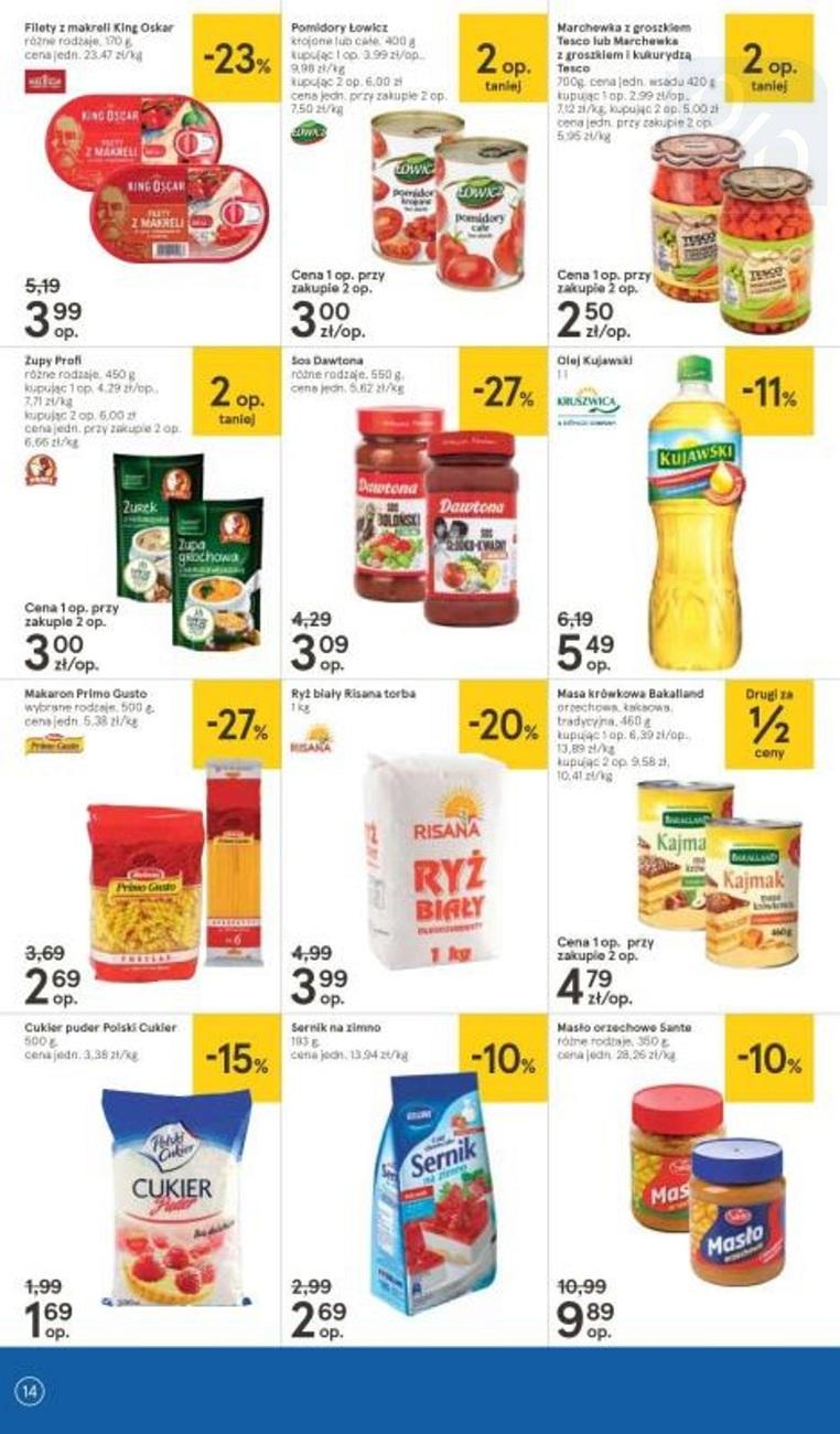 Gazetka promocyjna Tesco str. 14