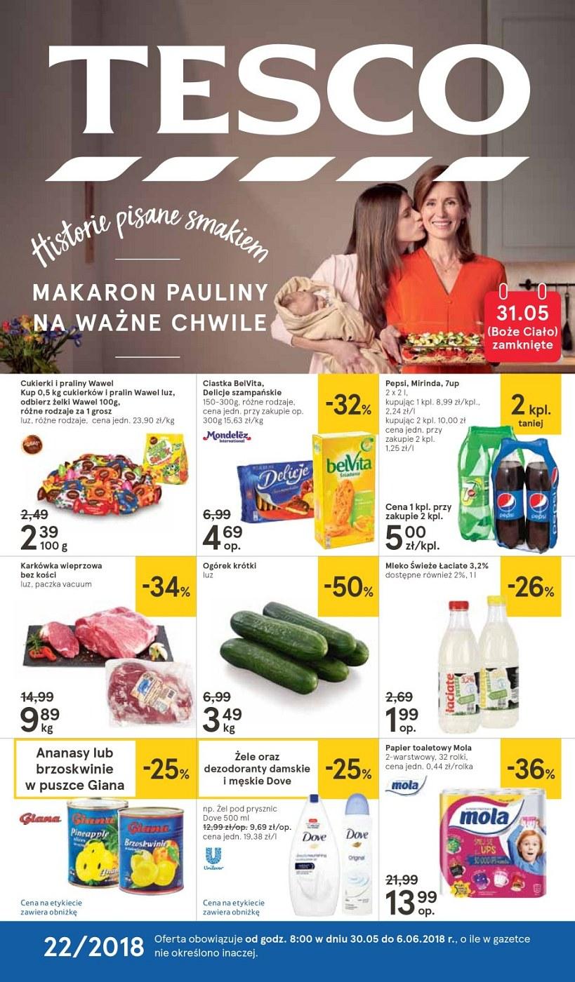 Gazetka promocyjna Tesco str. 1