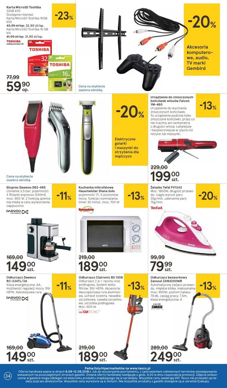 Gazetka promocyjna Tesco str. 34