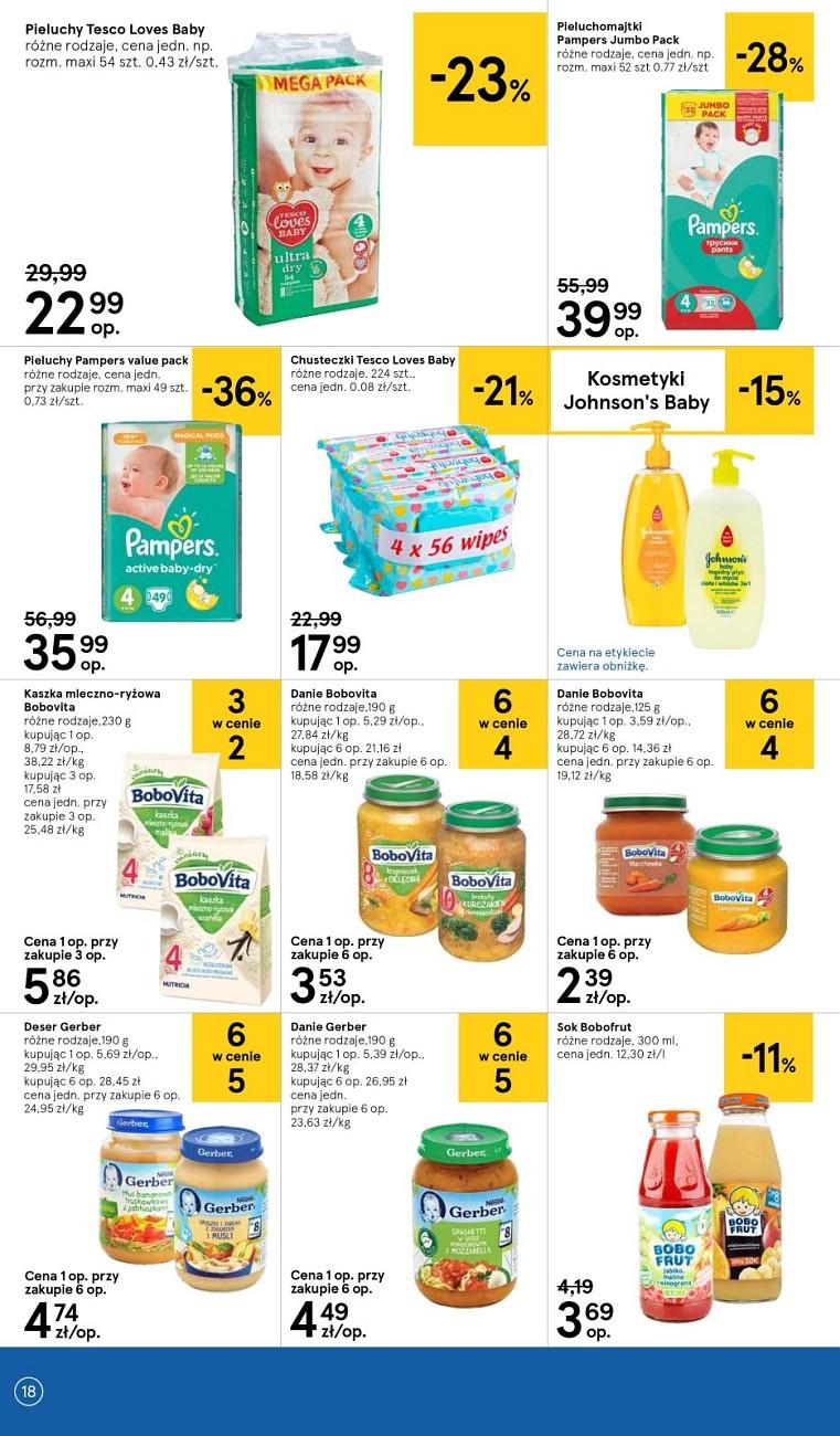 Gazetka promocyjna Tesco str. 18