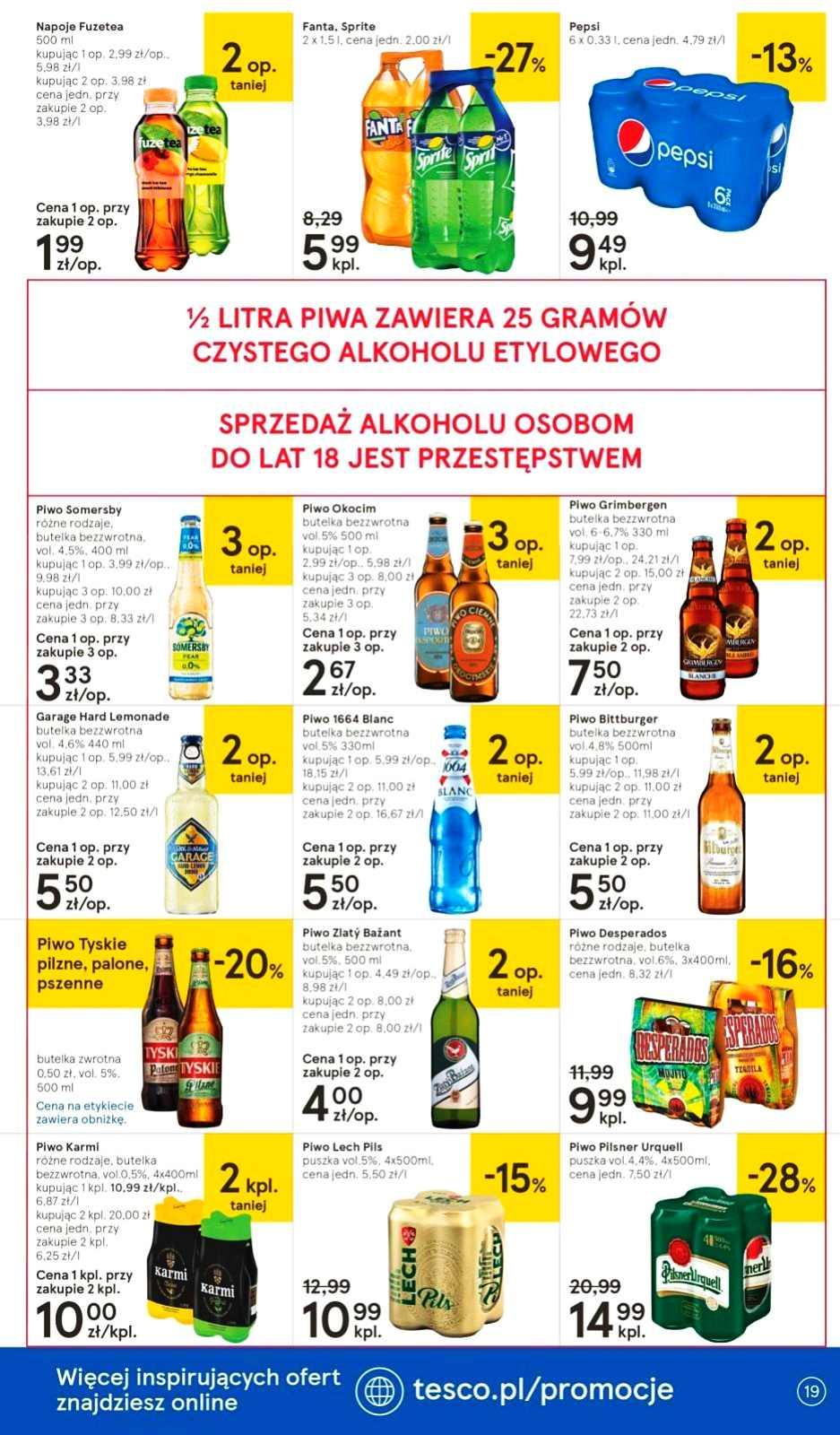 Gazetka promocyjna Tesco str. 19