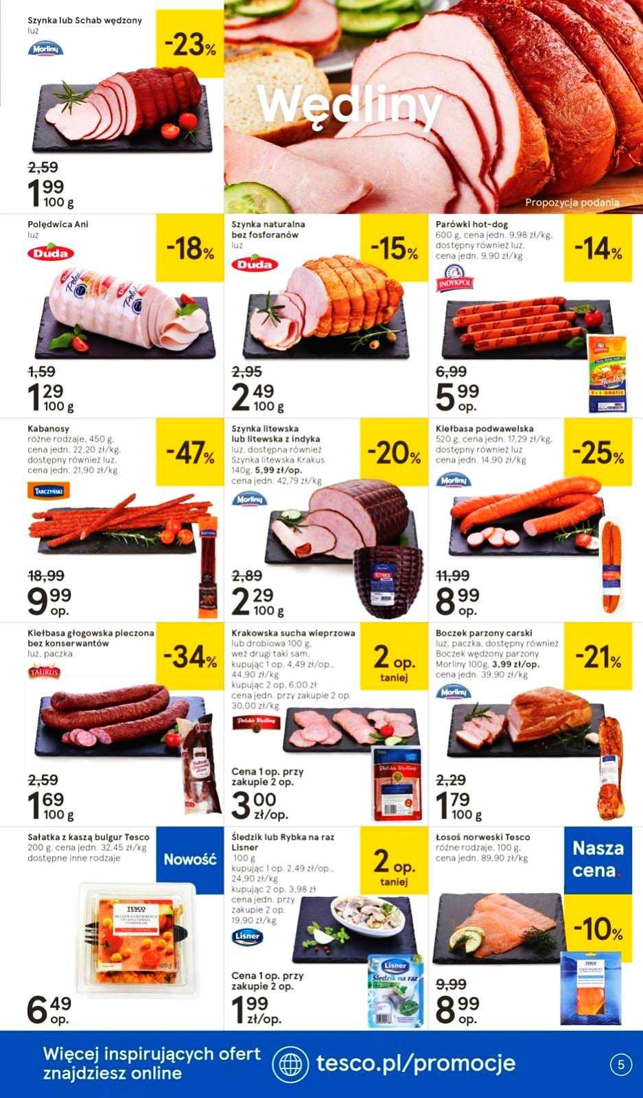 Gazetka promocyjna Tesco str. 5