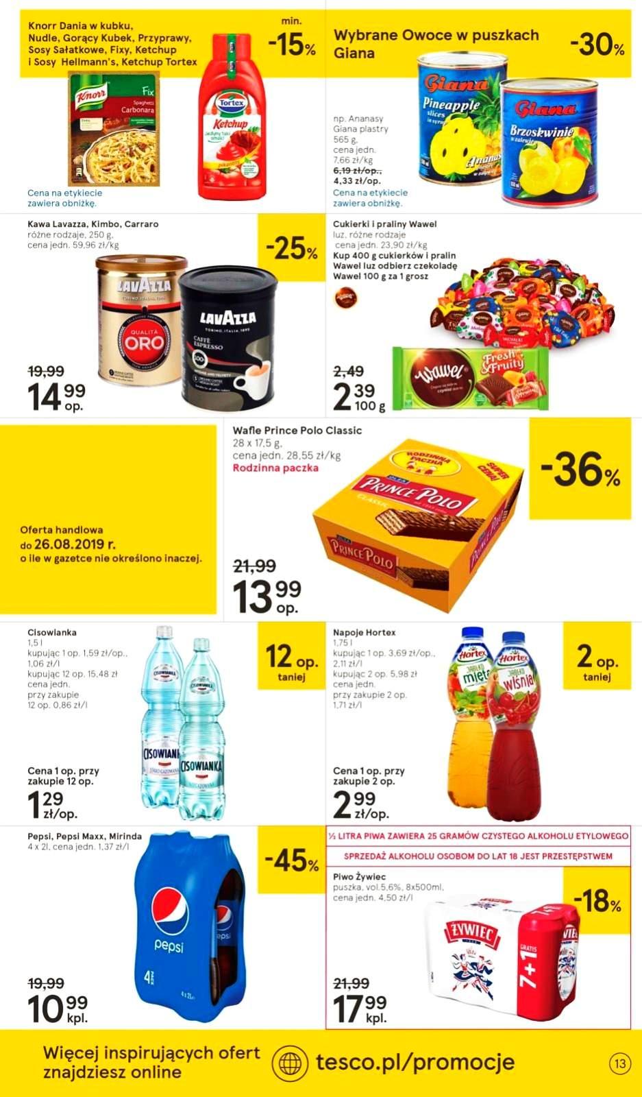 Gazetka promocyjna Tesco str. 13