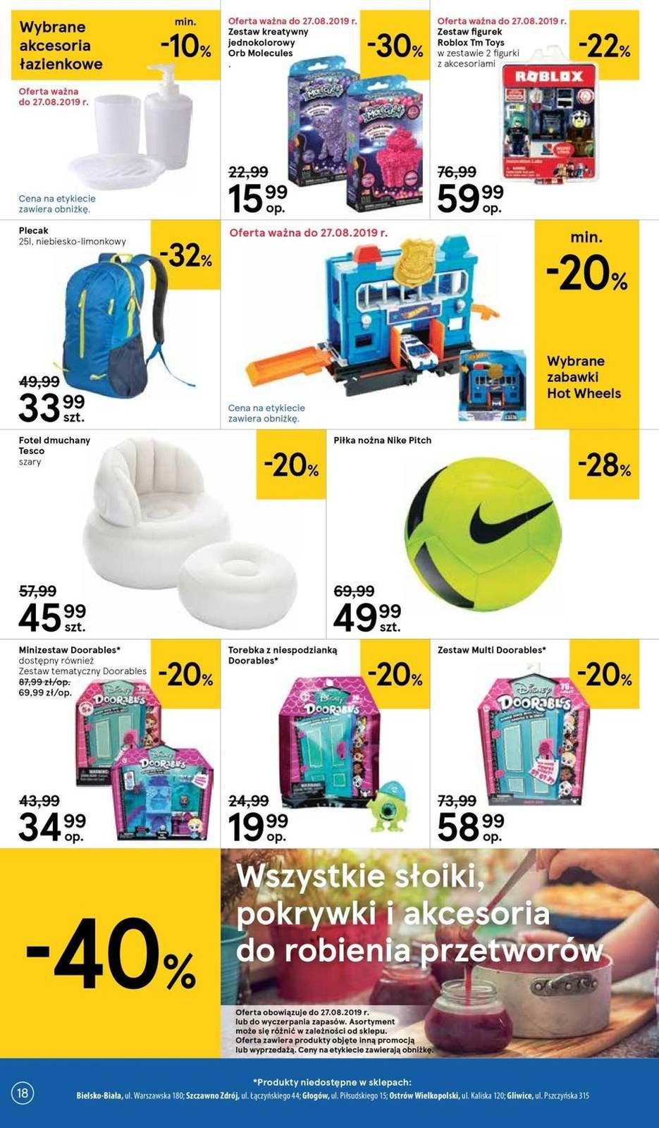 Gazetka promocyjna Tesco str. 18