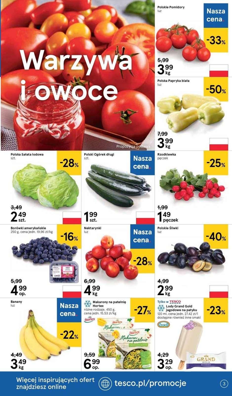 Gazetka promocyjna Tesco str. 3