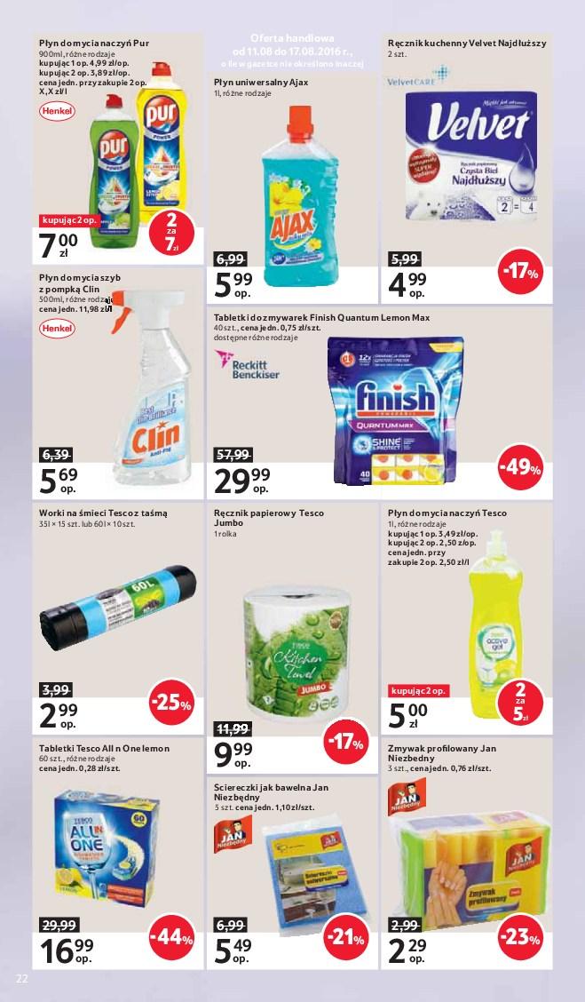 Gazetka promocyjna Tesco str. 22