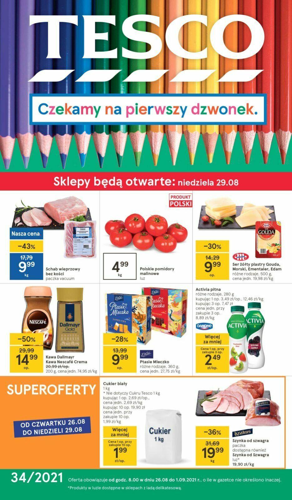 Gazetka promocyjna Tesco str. 1