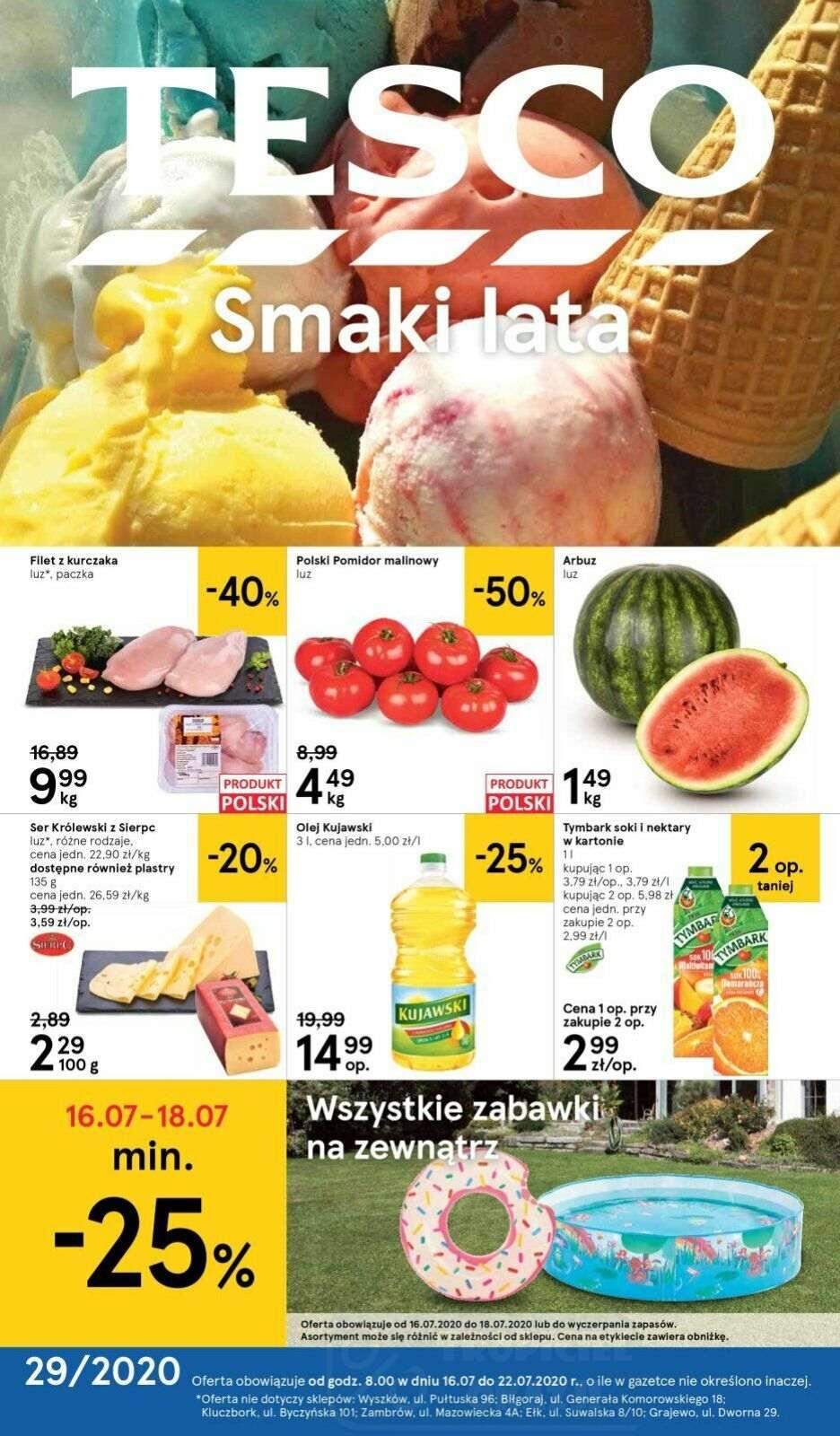 Gazetka promocyjna Tesco str. 1