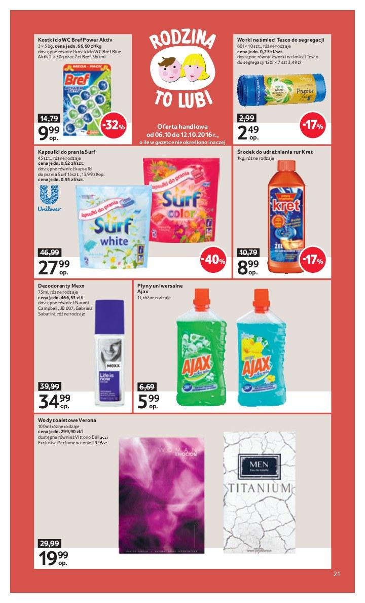 Gazetka promocyjna Tesco str. 21