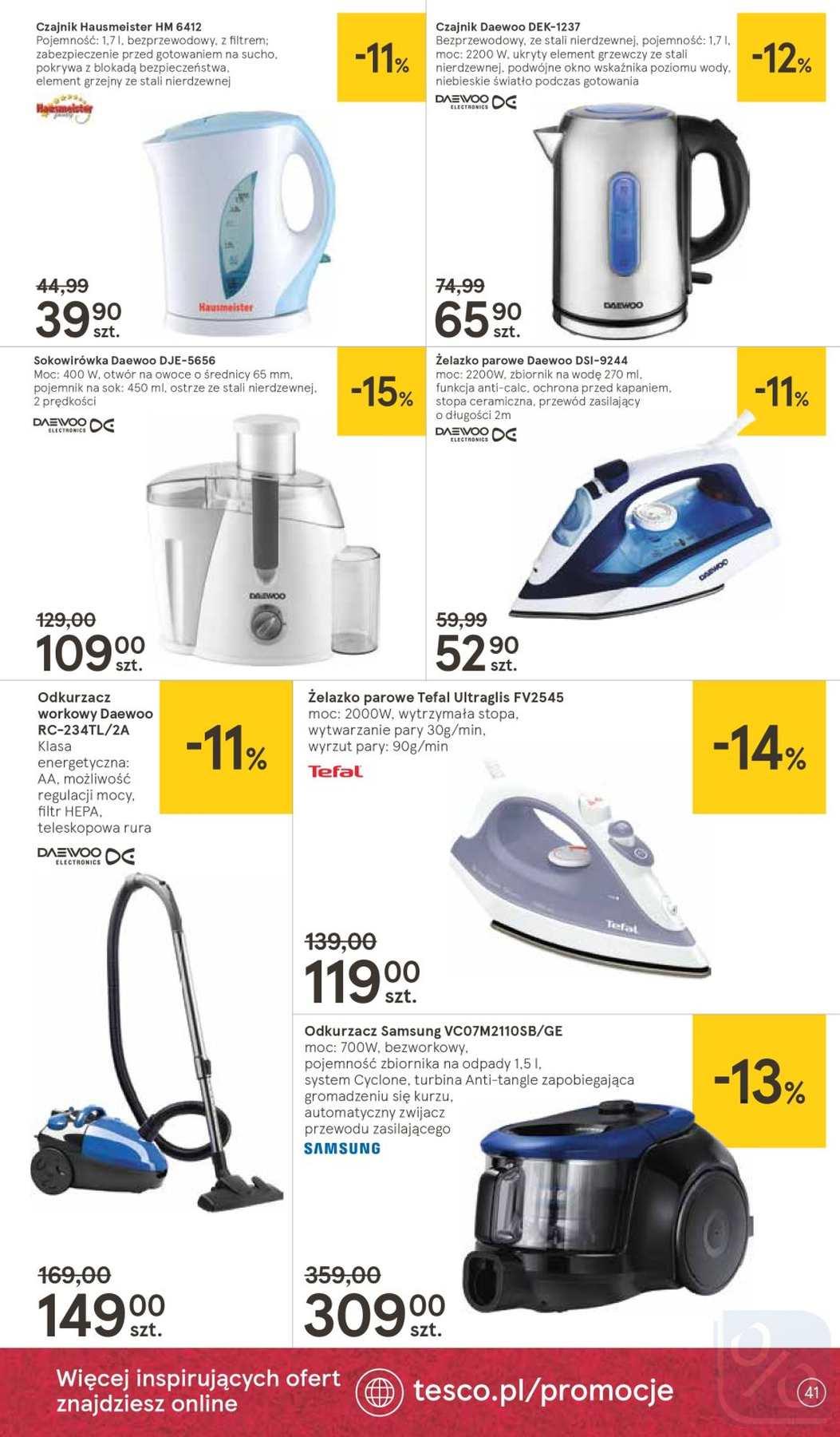 Gazetka promocyjna Tesco str. 41