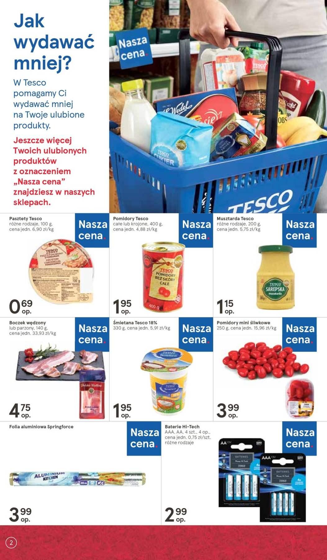 Gazetka promocyjna Tesco str. 2
