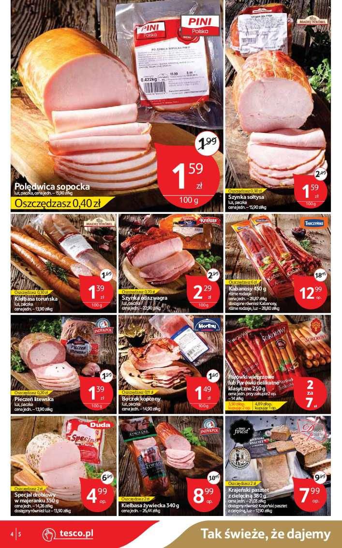 Gazetka promocyjna Tesco str. 4