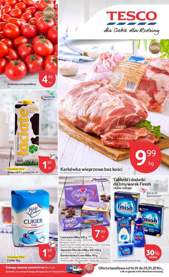 Gazetka promocyjna Tesco str. 1