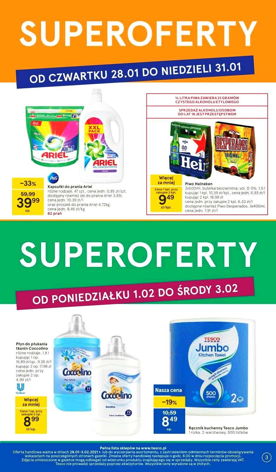 Gazetka promocyjna Tesco str. 3