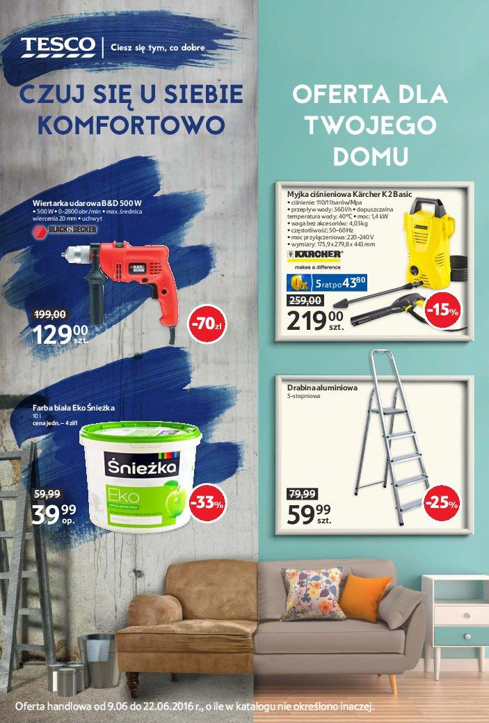 Gazetka promocyjna Tesco str. 1