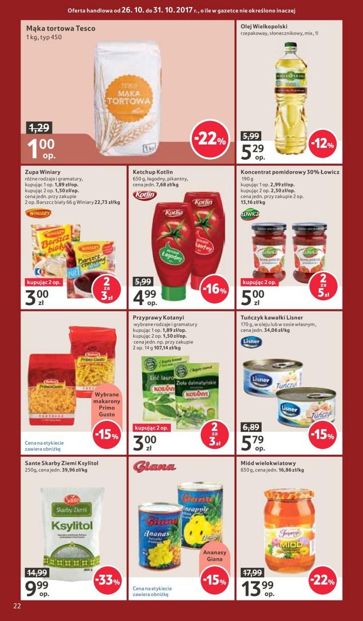 Gazetka promocyjna Tesco str. 22