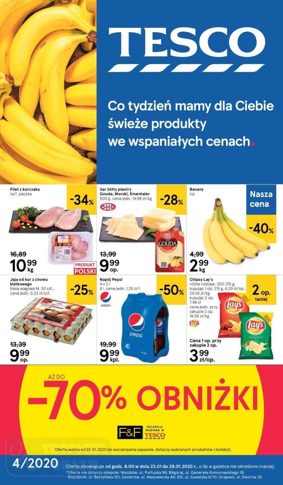 Gazetka promocyjna Tesco str. 1