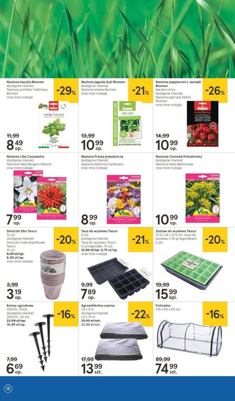 Gazetka promocyjna Tesco str. 18