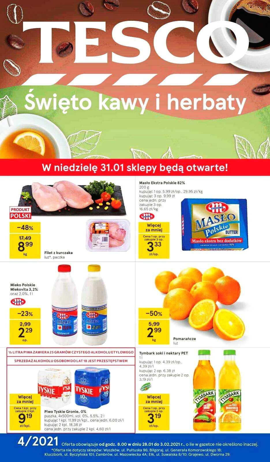Gazetka promocyjna Tesco str. 1