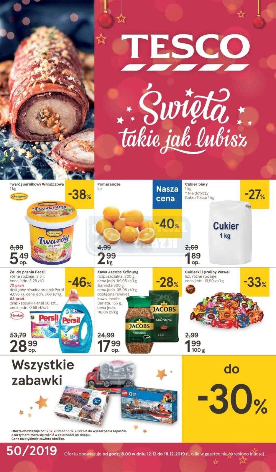 Gazetka promocyjna Tesco str. 1
