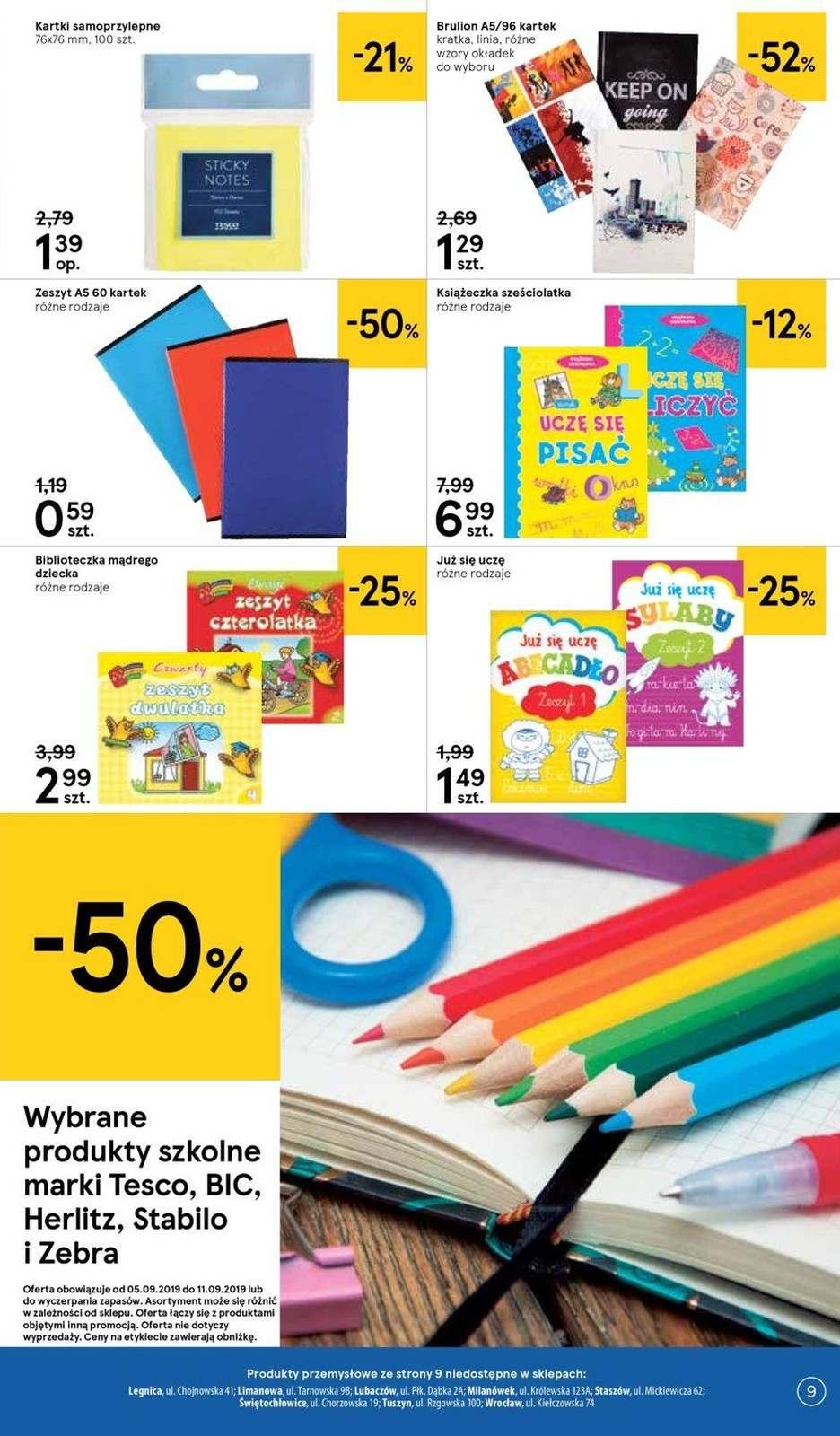 Gazetka promocyjna Tesco str. 9